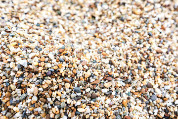 Abstract background of coarse sand.