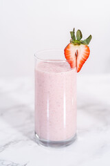 Strawberry banana smoothie
