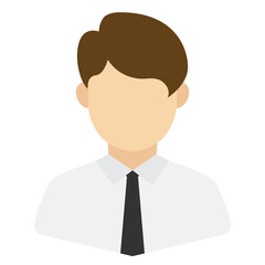 Vector illustration of Employees Avatar in color on a transparent background (PNG).