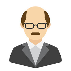 Vector illustration of Lecturer icon in dark color and transparent background(png).
