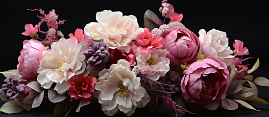 Elegant Vintage Bouquet of Artificial Flowers