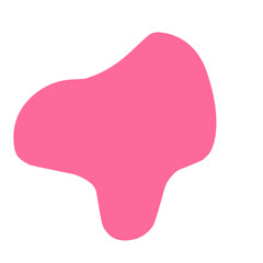 pink fluid blob
