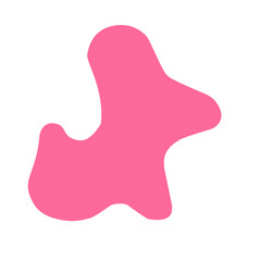 pink fluid blob