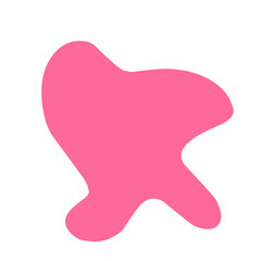 pink fluid blob