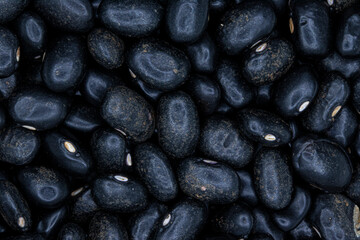 close up of black beans