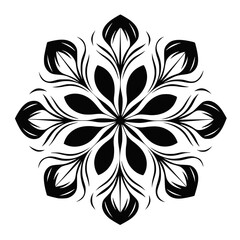 Allamanda Flower Plants Line art Simple Logo Illustration Object Art Abstract