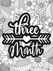 Motivational Quotes for Adult Relaxation and Stress Relief on Flowers Patterns