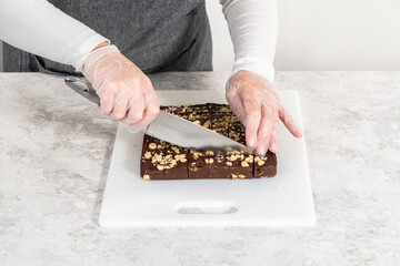 Chocolate hazelnut fudge