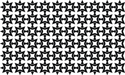 Design seamless star geometric pattern. Abstract flowers seamless pattern vector. Seamless geometric pattern. Seamless geometric pattern simple print vector