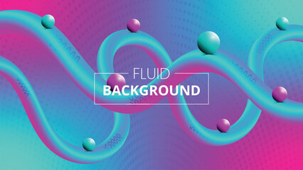 Fluide Background of luminous wave-like abstractions.