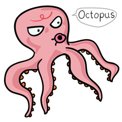 I am a big squid with many legs that I use to catch prey.