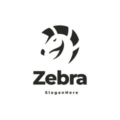 Zebra modern logo vector