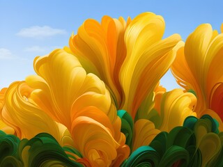 yellow combination background