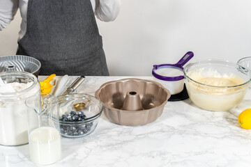Crafting Lemon, Blueberry, and Vanilla Bundt Cakes