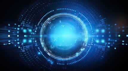 Obraz premium abstract background digital data network connection ,future background concept