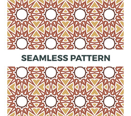 Seamless geometric patterns illustration design