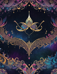 background with butterflies