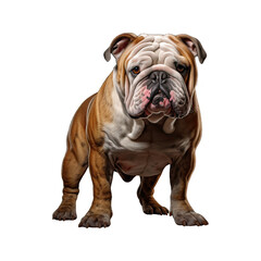 Obraz premium Bulldog_full_body_no_shadows_maximum_details_sharpne