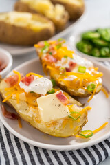 Pressure Cooker Baked Potatoes
