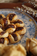 Nastar, the Sweet Treasure of Pineapple Jam Cookies, Presented in Aesthetic Vintage Food Photography