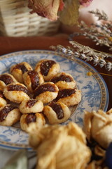 Nastar, the Sweet Treasure of Pineapple Jam Cookies, Presented in Aesthetic Vintage Food Photography