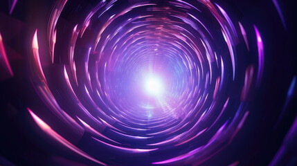 Obraz premium Wormhole tunnel portals