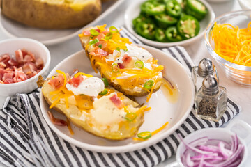 Pressure Cooker Baked Potatoes