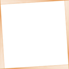 Rectangle Art Deco Frame Border Isolated Vector