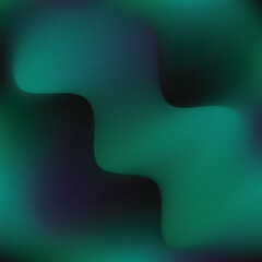 abstract colorful background. black teal night space dark halloween cold color gradiant illustration. black teal color gradiant background.4K black teal gradient background with noise	
