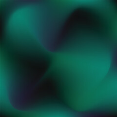 abstract colorful background. black teal night space dark halloween cold color gradiant illustration. black teal color gradiant background.4K black teal gradient background with noise	
