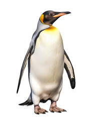 Naklejka premium Penguin on transparent background PNG
