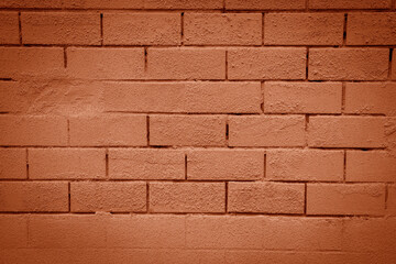 Obraz premium brick wall brown texture material of industry building construction