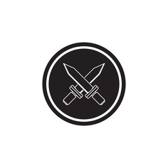 knife icon vector