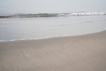静かな海の自然風景