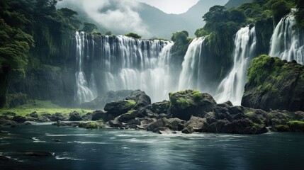 Fototapeta premium Deatan Waterfall, Vietnam