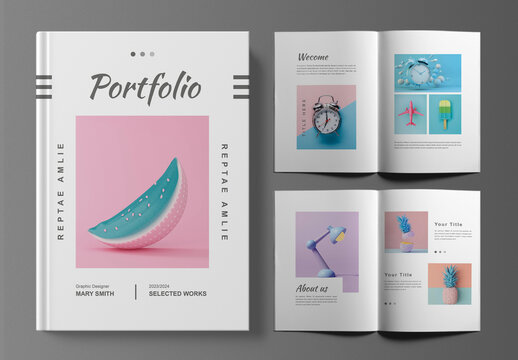 Artistic Portfolio Magazine Design