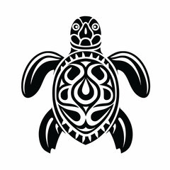 Turtle Line art Simple Logo Illustration Object Art Abstract