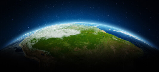 South America, Brazil, Amazon - planet Earth