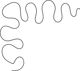 corner border doodle line