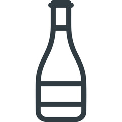 Bottle drink icon symbol vector image. Illustration of the drink water bottle glass design image