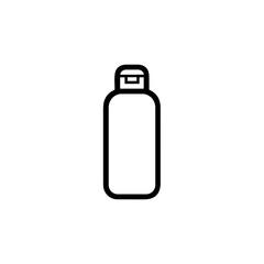 Bottle drink icon symbol vector image. Illustration of the drink water bottle glass design image