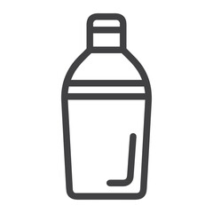 Bottle drink icon symbol vector image. Illustration of the drink water bottle glass design image