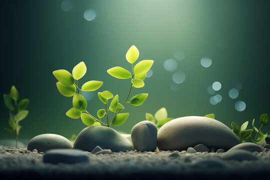 Incredible Magical Fantasy Natural Wallpaper, Magical Fantasy Forest Wallpaper, Generative Ai.