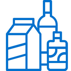 Bottle drink icon symbol vector image. Illustration of the drink water bottle glass design image