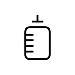 Bottle drink icon symbol vector image. Illustration of the drink water bottle glass design image