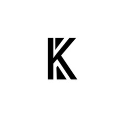 K letter logo design