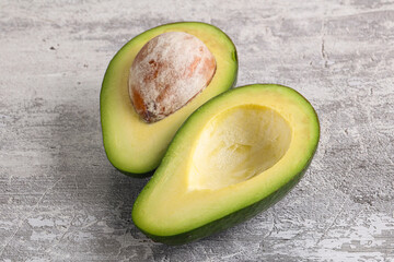 Ripe raw exotic avocado fruit