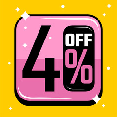 sale discount creative banner template