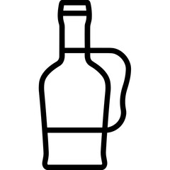 Bottle drink icon symbol vector image. Illustration of the drink water bottle glass design image