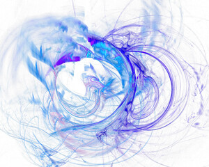 Crazy mystical coloured light effects. Incredible combinations of abstract light lines